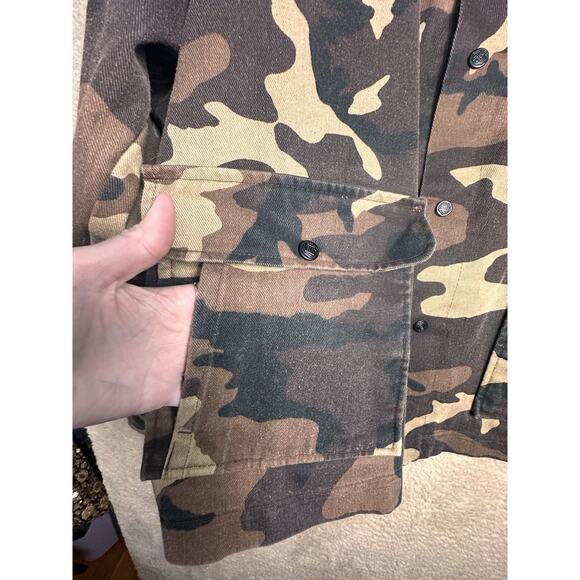 Vtg Liberty Real Tree Camo Chore Style Jacket Sz 3X Military Hunting Utility EUC - Picture 6 of 16